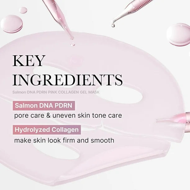 medicube - PDRN Pink Collagen Gel Mask (Set: 4 ea / Single: 1 ea)