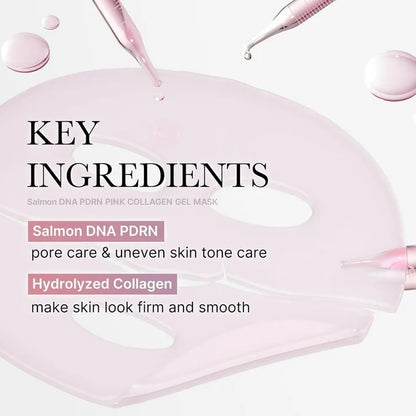 medicube - PDRN Pink Collagen Gel Mask (Set: 4 ea / Single: 1 ea)