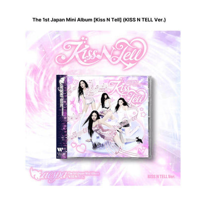 aespa - Japan 1st Mini Album [KISS N TELL] (3 Versions)(📦RESTOCK)