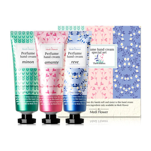 MediFlower - Perfume Three Stories Hand Cream Set (3 pcs x 80 g)