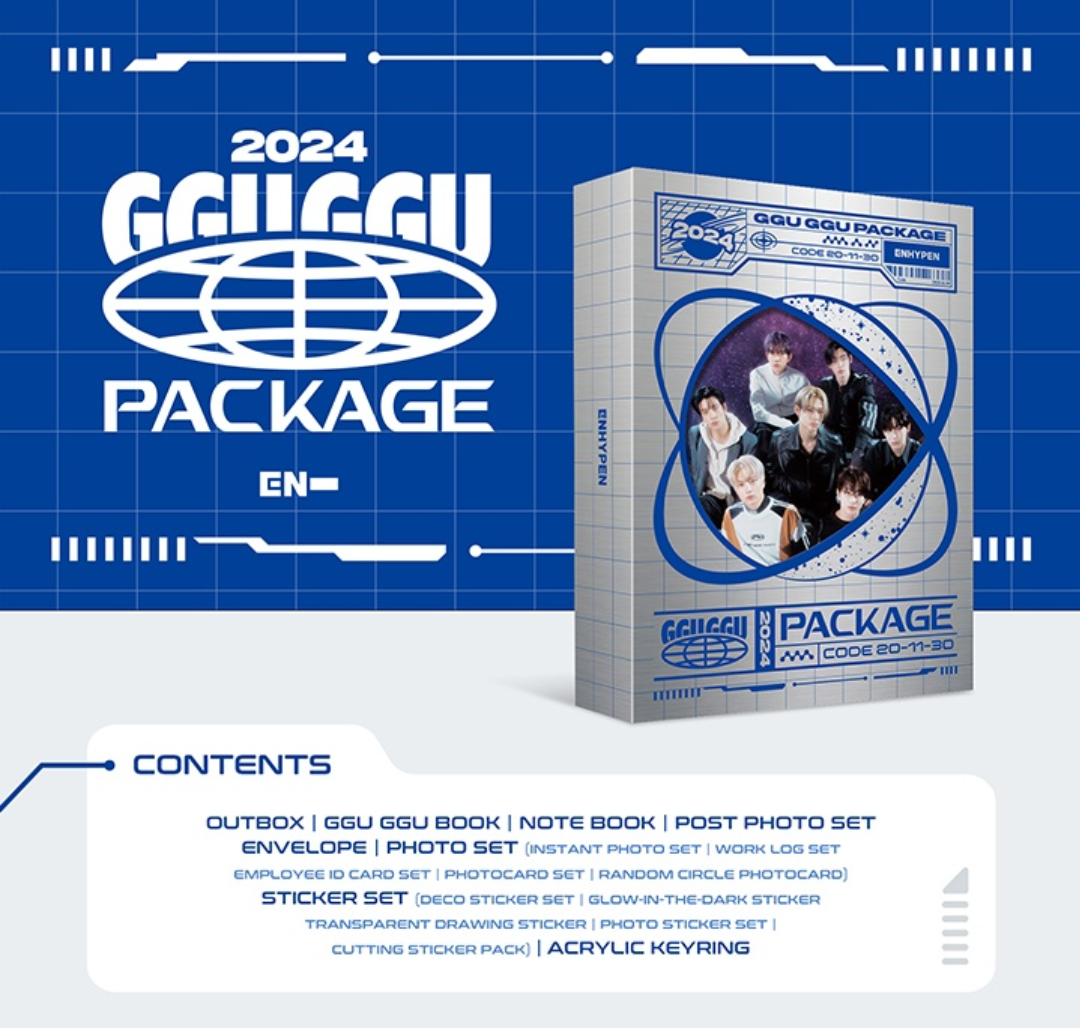 ENHYPEN - [GGU GGU Package 2024 Code 20-11-30]