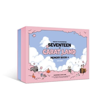 Seventeen 2023 SVT 7th Fan Meeting Seventeen in Carat Land Memory Book + Digital Code.
