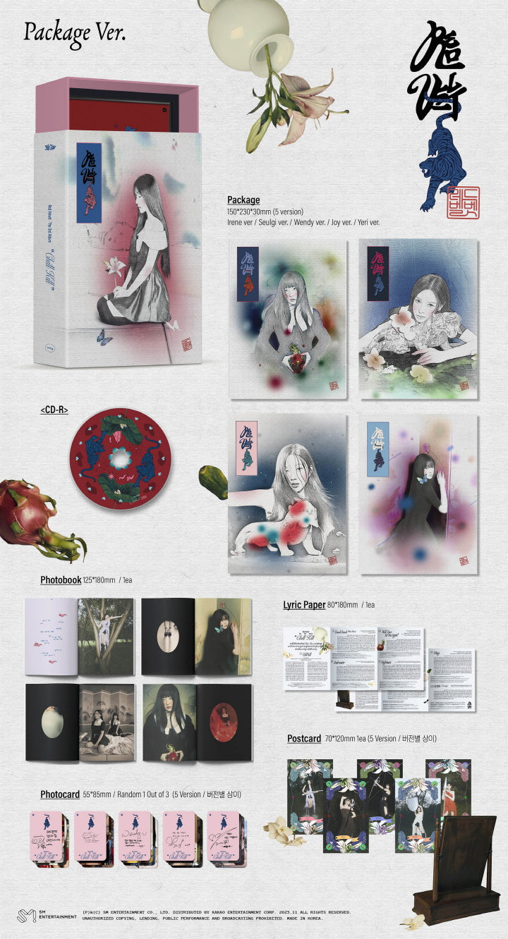 RED VELVET 3rd Album Chill Kill Package version (5 Versions) – K-Towns