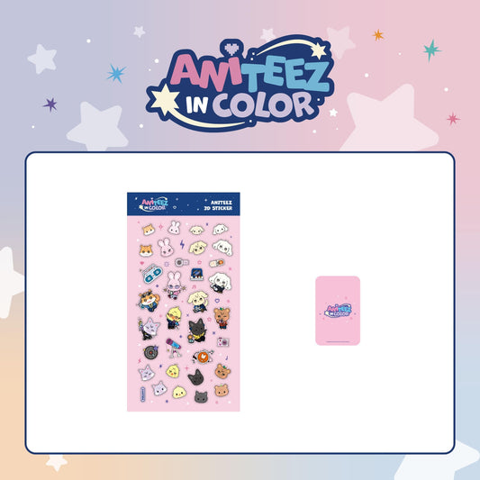 (PRE-ORDER 2026-08-15) ATEEZ x ANITEEZ - POP-UP STORE MD [ANITEEZ IN COLOR] ANITEEZ 3D STICKER (POB Included Based on Order Amount)