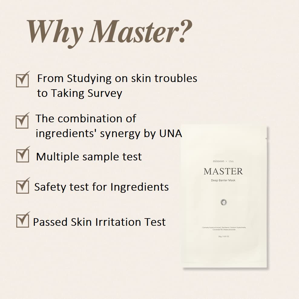mixsoon - Master Deep Barrier Mask (5 ea)