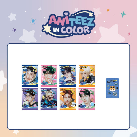 (PRE-ORDER 2026-08-15) ATEEZ x ANITEEZ - POP-UP STORE MD [ANITEEZ IN COLOR] MINI PHOTOBOOK (8 Versions)(POB Included Based on Order Amount)