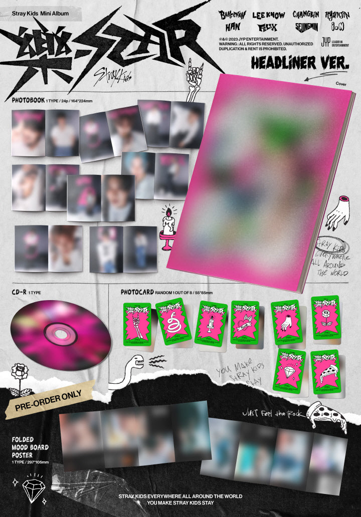 【新品未開封・まとめ売り】Stray Kids / 樂-STAR（10枚） 楽天市場】【WITHMUUカード、おまけ10種付き】Stray Kids [樂