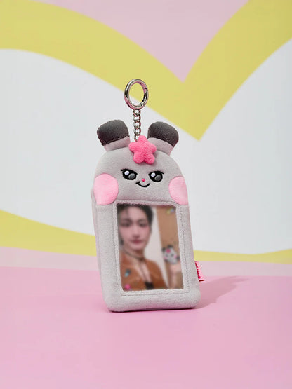 (PRE-ORDER 2025-11-07) ATEEZ - [MIGHTEEZ PHOTO HOLDER PLUSH KEYRING](8 Versions)(LINE FRIENDS SQUARE MERCH)