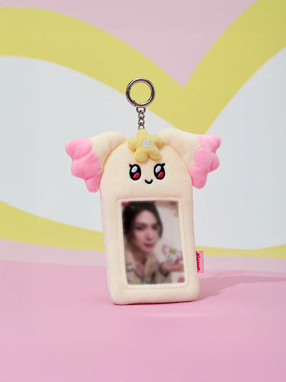 (PRE-ORDER 2025-11-07) ATEEZ - [MIGHTEEZ PHOTO HOLDER PLUSH KEYRING](8 Versions)(LINE FRIENDS SQUARE MERCH)