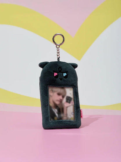(PRE-ORDER 2025-11-07) ATEEZ - [MIGHTEEZ PHOTO HOLDER PLUSH KEYRING](8 Versions)(LINE FRIENDS SQUARE MERCH)
