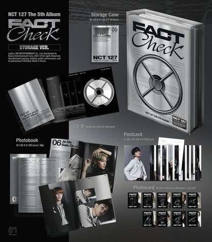 NCT 127  5th Album FACT CHECK STORAGE Version.