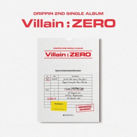 DRIPPIN 2nd Single Album Villain : Zero (2 Versions)