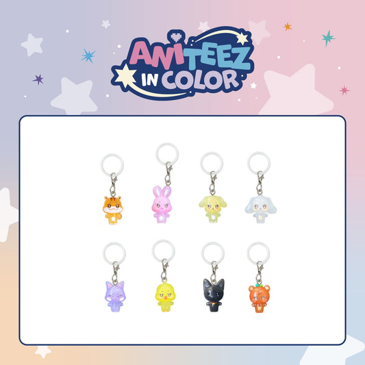 (PRE-ORDER 2026-08-15) ATEEZ x ANITEEZ - POP-UP STORE MD [ANITEEZ IN COLOR] CLEAR MASCOT CHARM (8 Versions) Random 1ea (POB Included Based on Order Amount)