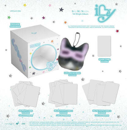 SAY MY NAME - 1st Single Album [iLy] LOVvmE Version (hellolive exclusive - POB Photocard 1ea included)
