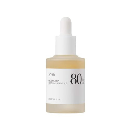ANUA -  Heartleaf 80% Soothing Ampoule (30 mL).