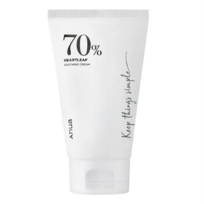 ANUA - Heartleaf 70% Soothing Cream (100 mL).