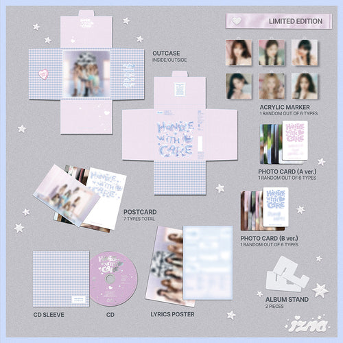 (PRE-ORDER 2026-09-02) izna - Japan Debut Album [HANDLE WITH CARE](8 Versions)