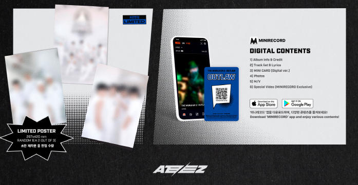 (RESTOCK) ATEEZ - THE WORLD EP2 OUTLAW Platform Version.