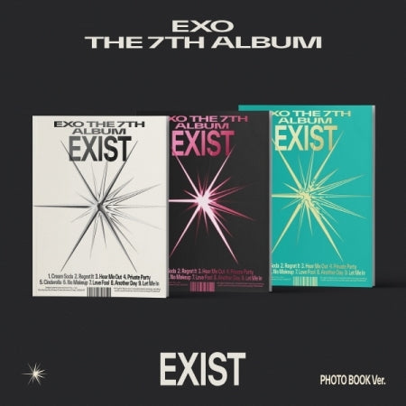 EXO - 7TH ALBUM [EXIST] PHOTOBOOK VERSION (3 Versions). – K-Towns