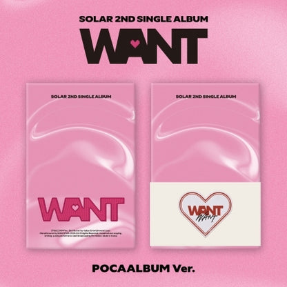 Solar (Mamamoo) - 2nd Single Album [WANT] POCAABUM Version.