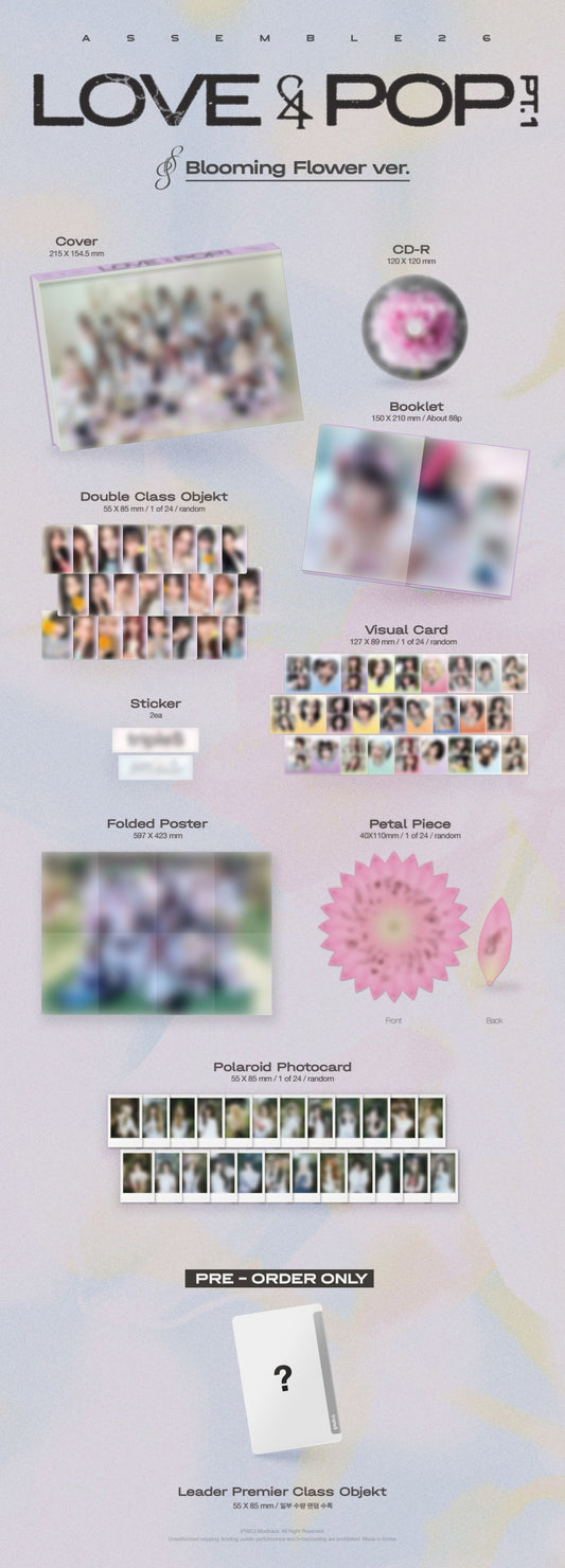 (PRE-ORDER 2026-06-02) tripleS - [LOVE&POP] pt.1 (2 Versions) Set (POB Photocard Included - Pre-order only)