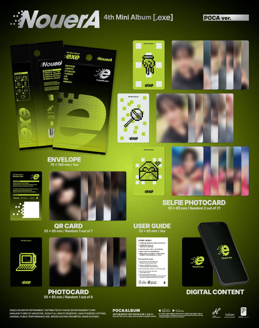 (PRE-ORDER 2026-07-28) NouerA 누에라 - 4th Mini Album [.exe] POCA Version