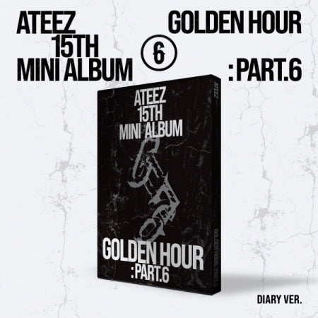 (PRE-ORDER 2026-11-13) ATEEZ - 15th Mini Album [GOLDEN HOUR : Part.6] Standard Version (3 Versions) Random 1ea (🎁POB Included - Pre-order only)