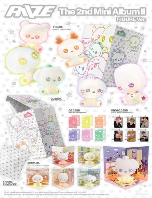 (PRE-ORDER 2026-06-16) RIIZE - 2nd Mini Album [II] Figure Version (Smart Album)(6 Versions)