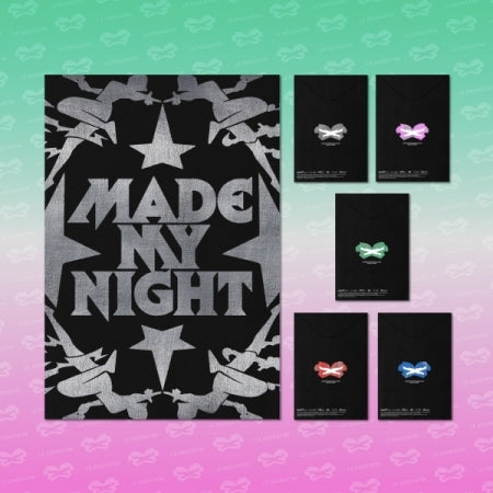 (PRE-ORDER 2026-09-11) LE SSERAFIM - 2nd Single Album [Made My Night] Compact Version (5 Versions) Random 1ea (POB Included - Pre-order only) (Copy)