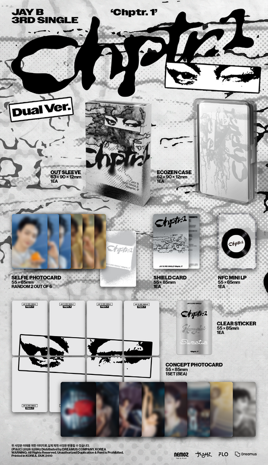 (PRE-ORDER 2026-10-27) Jay B (GOT7) - Single Album [Chptr.1] Dual Version