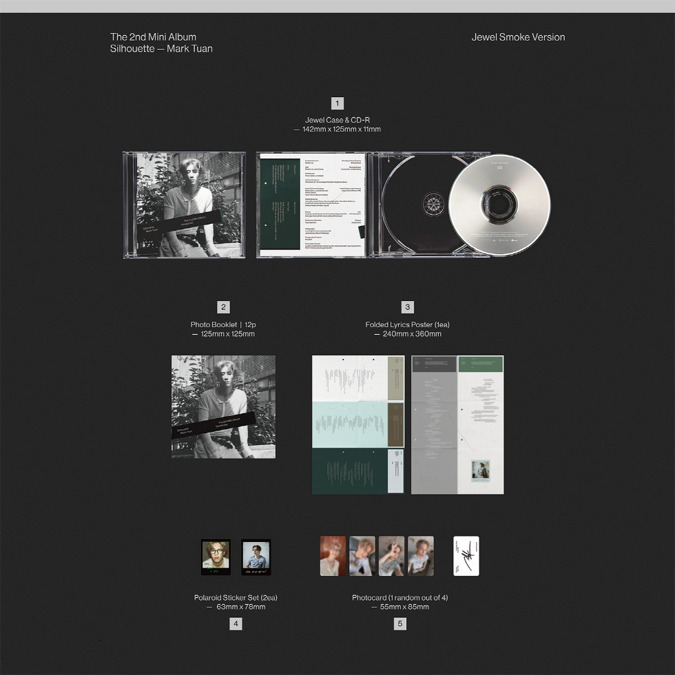(PRE-ORDER 2025-11-07) Mark Tuan (GOT7) - [Silhouette] Jewel Version (2 Versions)