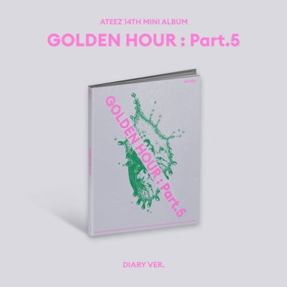 (PRE-ORDER 2026-06-26) ATEEZ - 14th Mini Album [GOLDEN HOUR : Part.5] Standard Version (3 Versions) Set (POB Included - Pre-order only)