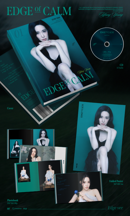 (PRE-ORDER 2026-08-20) Tiffany Young 티파니 영 - 1st Album [Edge of Calm] (2 Versions)