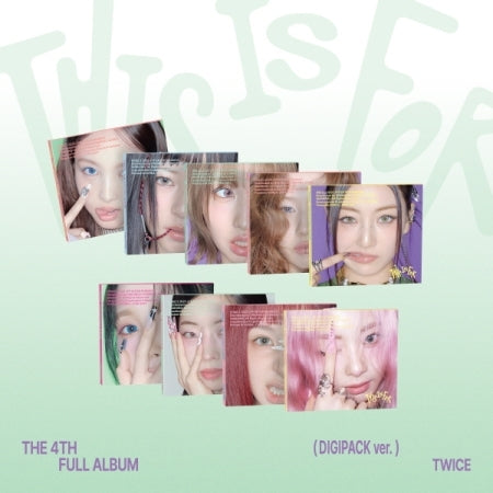 Twice - 4th Full Album [THIS IS FOR] Digipack Version (9 Versions)(POB - Photocard, Mini Postcard Included -Limited Quantity)