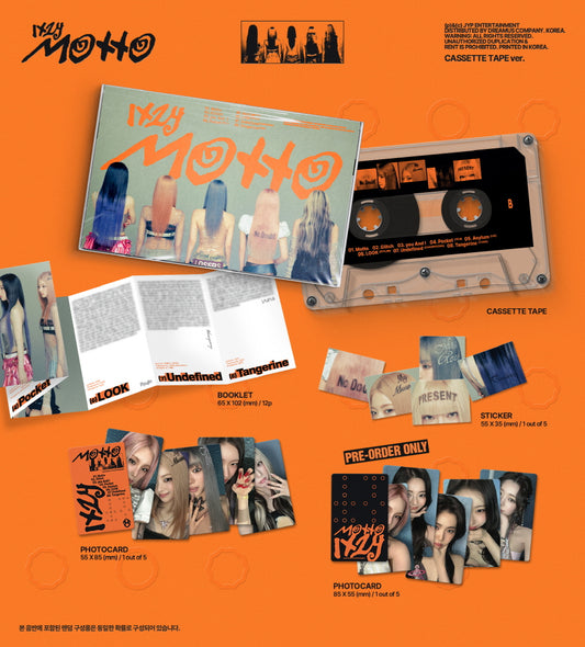 (PRE-ORDER 2026-06-01) ITZY - [MOTTO] Cassette Tape Version