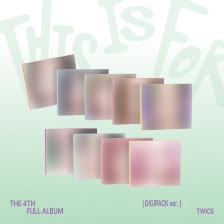 (PRE-ORDER 2025-07-11) Twice - 4th Full Album [THIS IS FOR] Digipack Version (9 Versions) Random 1ea (POB - Photocard, Mini Postcard)