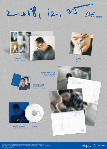 (PRE-ORDER 2026-09-21) DEF. - 1st Album [2018.12.25]
