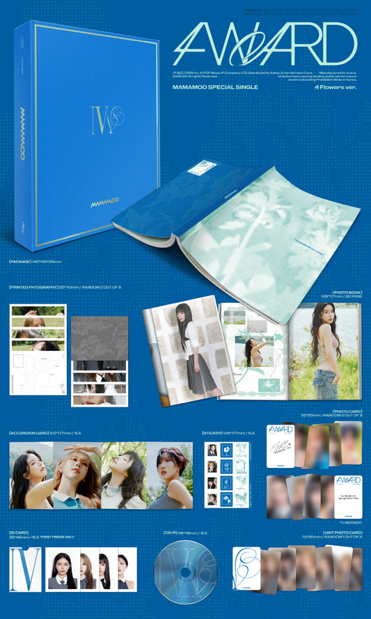 (PRE-ORDER 2026-06-18) Mamamoo - Special Single Album [4WARD] 4 Flowers Version