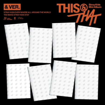(PRE-ORDER 2026-08-07) Stray Kids - [THIS & THAT] & Version (8 Versions) Random 1ea (POB Included - Pre-order only)