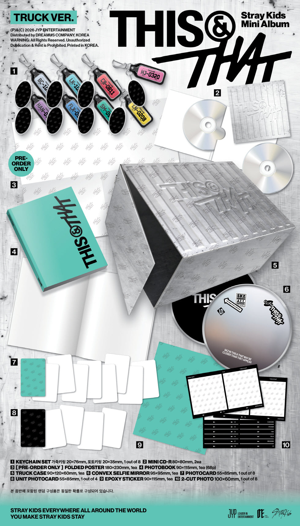 (PRE-ORDER 2026-08-07) Stray Kids - [THIS & THAT] Truck Version (Limited Version)