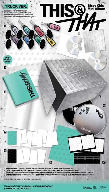 (PRE-ORDER 2026-08-07) Stray Kids - [THIS & THAT] Truck Version (Limited Version)