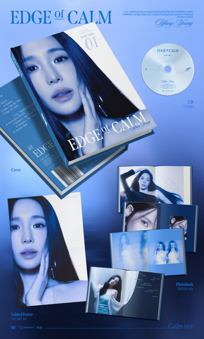(PRE-ORDER 2026-08-20) Tiffany Young 티파니 영 - 1st Album [Edge of Calm] (2 Versions)