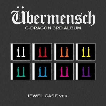 G-DRAGON (BIGBANG) - 3rd Album [Übermensch] Jewel Version (8 Versions).