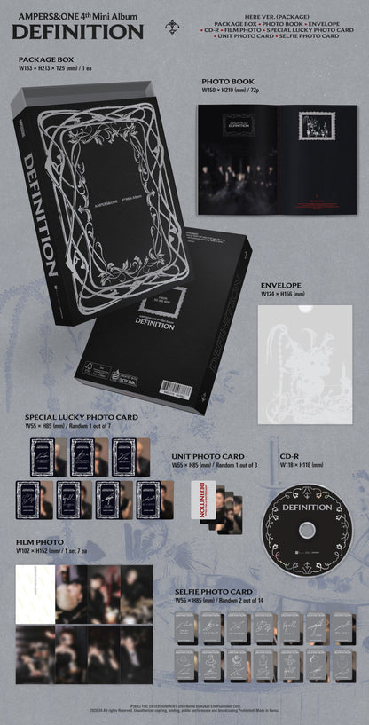 AMPERS&ONE - 4th Mini Album [DEFINITION] HERE Version (RESTOCK 2026-10-02)