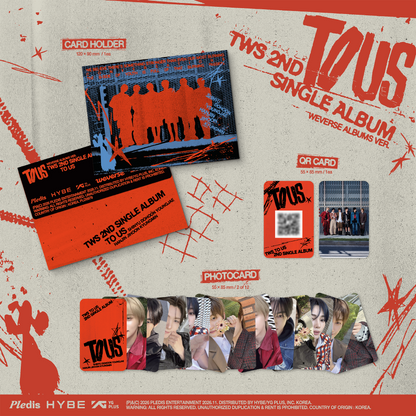 (PRE-ORDER 2026-11-02) TWS - 2nd Single Album [TO US] Weverse Albums Version