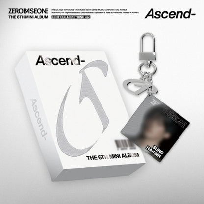 (PRE-ORDER 2026-05-19) ZEROBASEONE - 6th Mini Album [Ascend-] Lenticular Keyring Version (5 Versions) Random 1ea