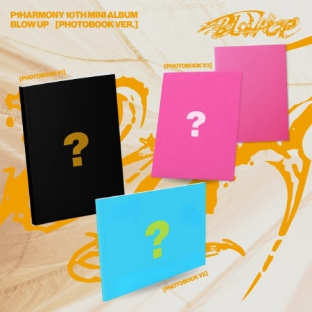 (PRE-ORDER 2026-11-06) P1Harmony - 10th Mini Alum [BLOW UP] Photobook Version (3 Versions) Set (POB Included - Pre-order only) (Copy)