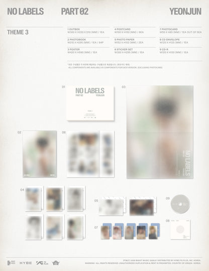 YEONJUN (TXT) - [NO LABELS: PART 02](3 Versions)