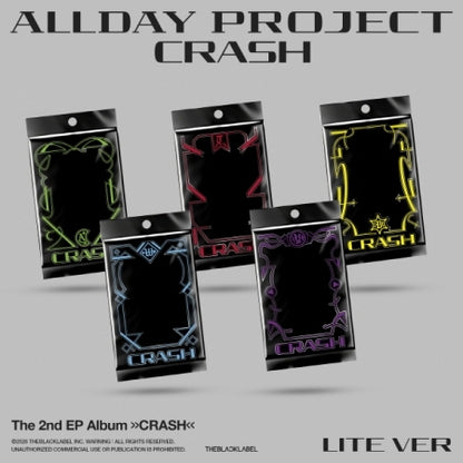 (PRE-ORDER 2026-09-28) ALLDAY PROJECT - 2nd EP Album [CRASH] LITE Version (5 Versions) Set