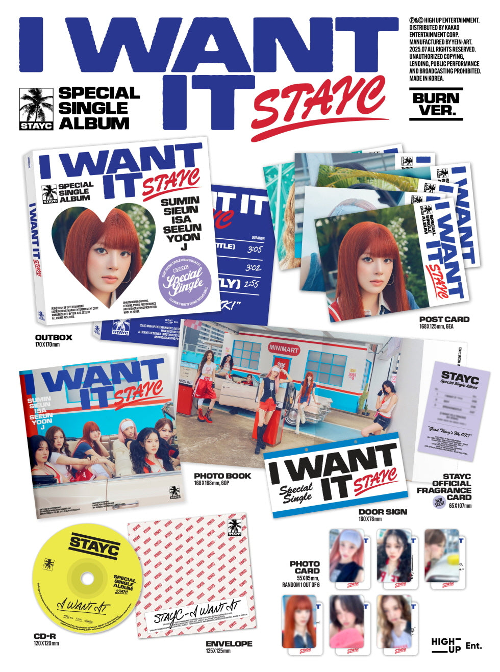 Stayc - Special Single Album [I WANT IT] (2 Versions).